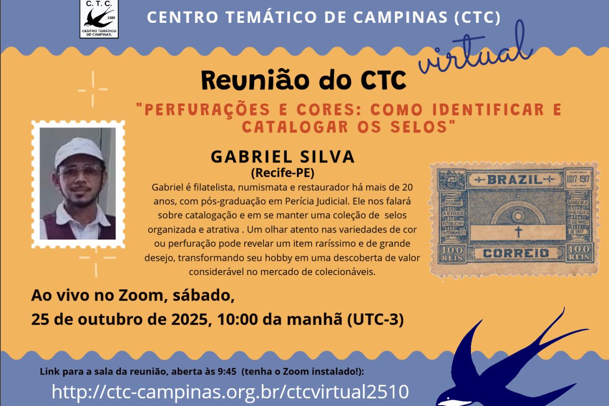 Convite - Reunião Virtual do CTC - 25-10-2025 - Gabriel Silva - Catalogacao